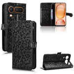 For Honor Magic8 Pro Air 5G Wallet Case Dot Pattern Imprint PU Leather Phone Cover with Wrist Strap