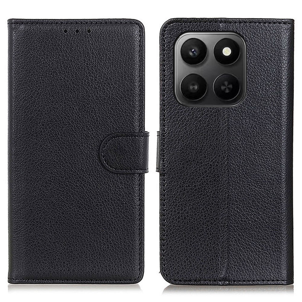 Wallet Case For Honor X7d 5G / X7d 4G / 400 Smart 4G / 400 Smart 5G PU Leather Phone Cover Litchi Texture