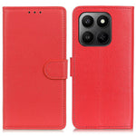 Wallet Case For Honor X7d 5G / X7d 4G / 400 Smart 4G / 400 Smart 5G PU Leather Phone Cover Litchi Texture