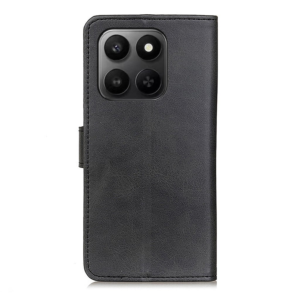 Leather Case For Honor X7d 5G  /  X7d 4G  /  400 Smart 4G  /  400 Smart 5G Cowhide Texture Wallet Stand Phone Cover