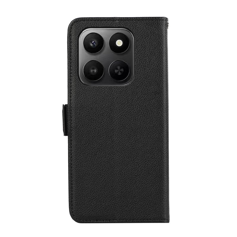 ABEEL Lædercover til Honor X7d 5G / X7d 4G / 400 Smart 4G / 400 Smart 5G Litchi-tekstur RFID-blokerende telefoncover