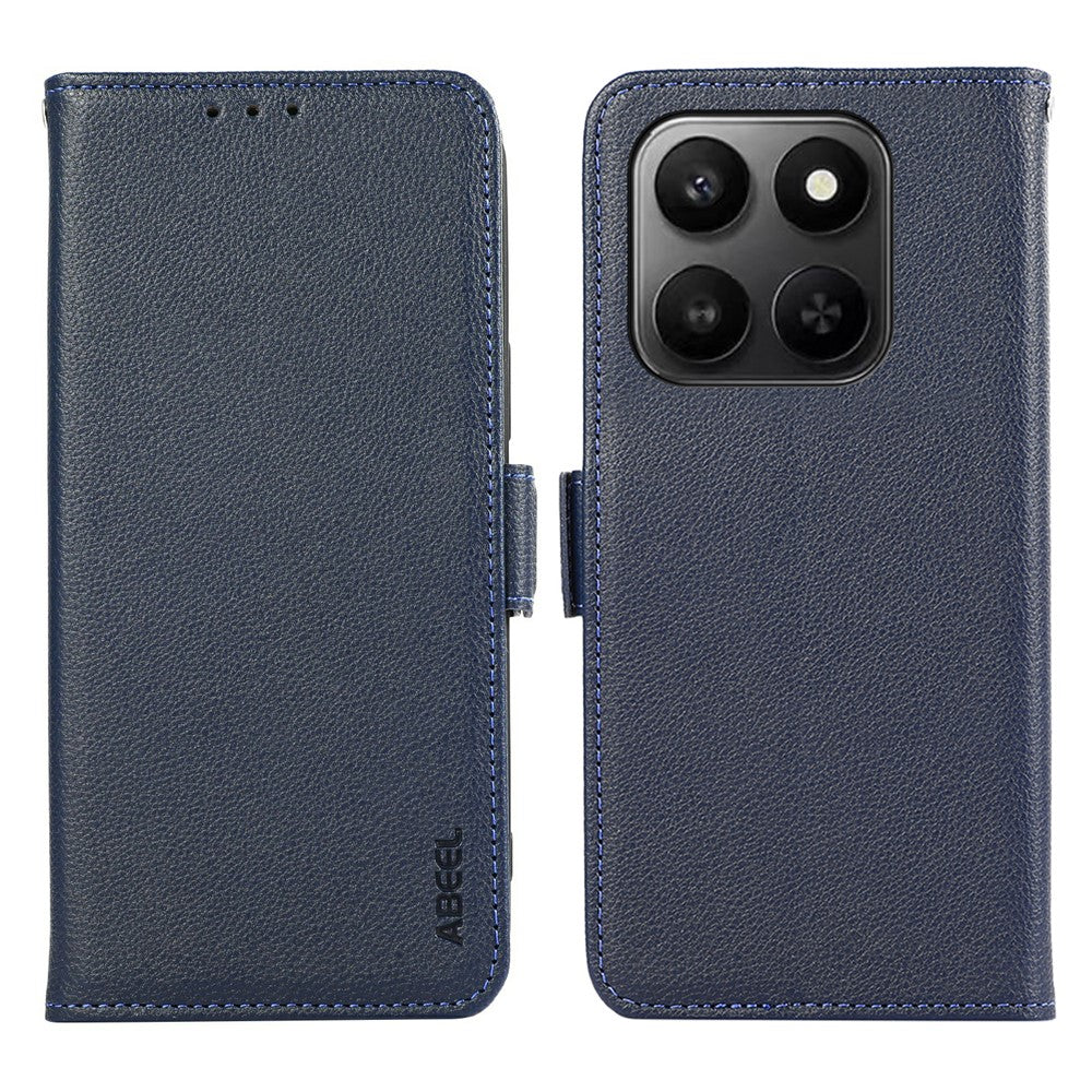 ABEEL Lædercover til Honor X7d 5G / X7d 4G / 400 Smart 4G / 400 Smart 5G Litchi-tekstur RFID-blokerende telefoncover