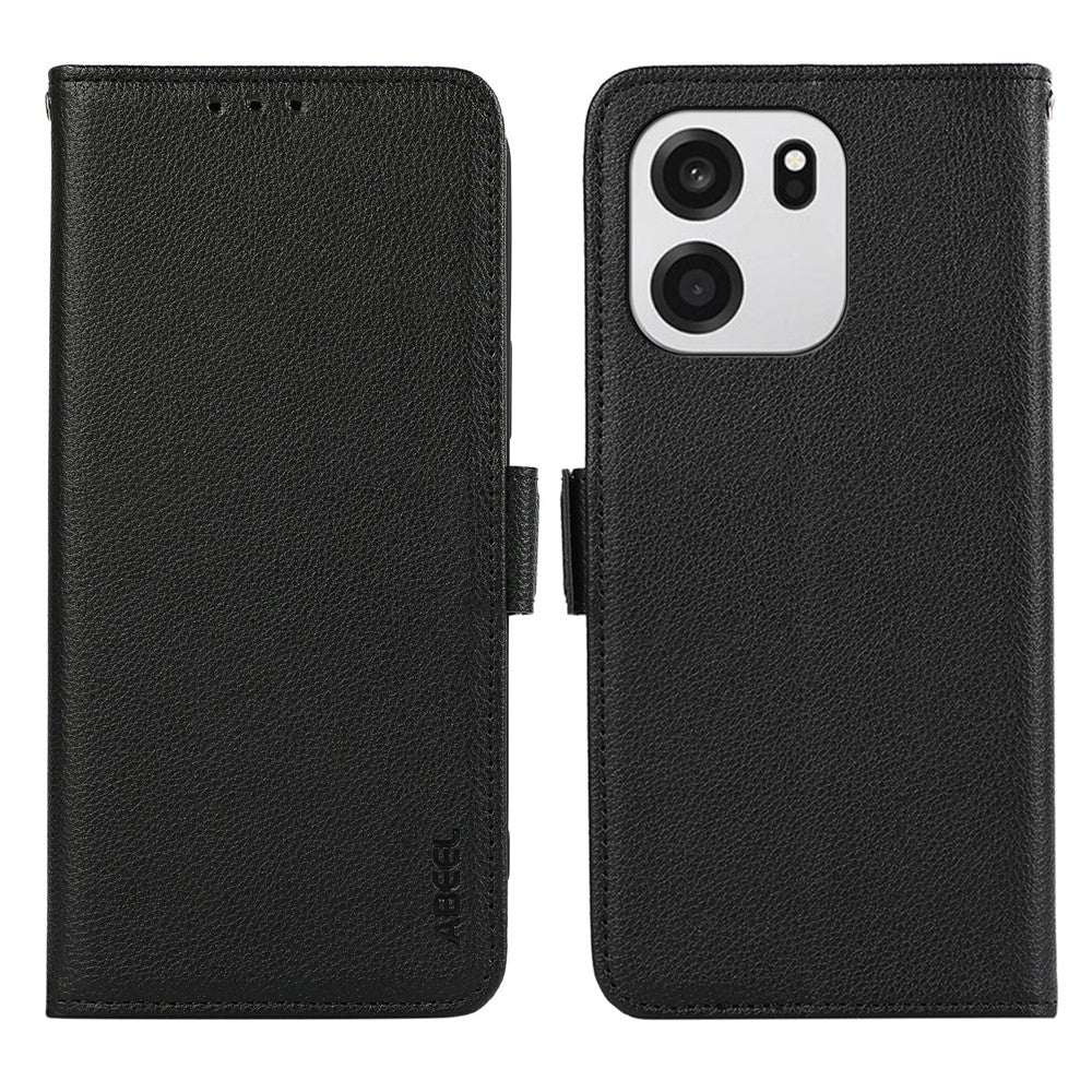 ABEEL For OnePlus Nord CE6 5G / Nord 6 5G / Turbo 6V 5G / Turbo 6 5G Case Litchi Texture Leather RFID Blocking Phone Cover