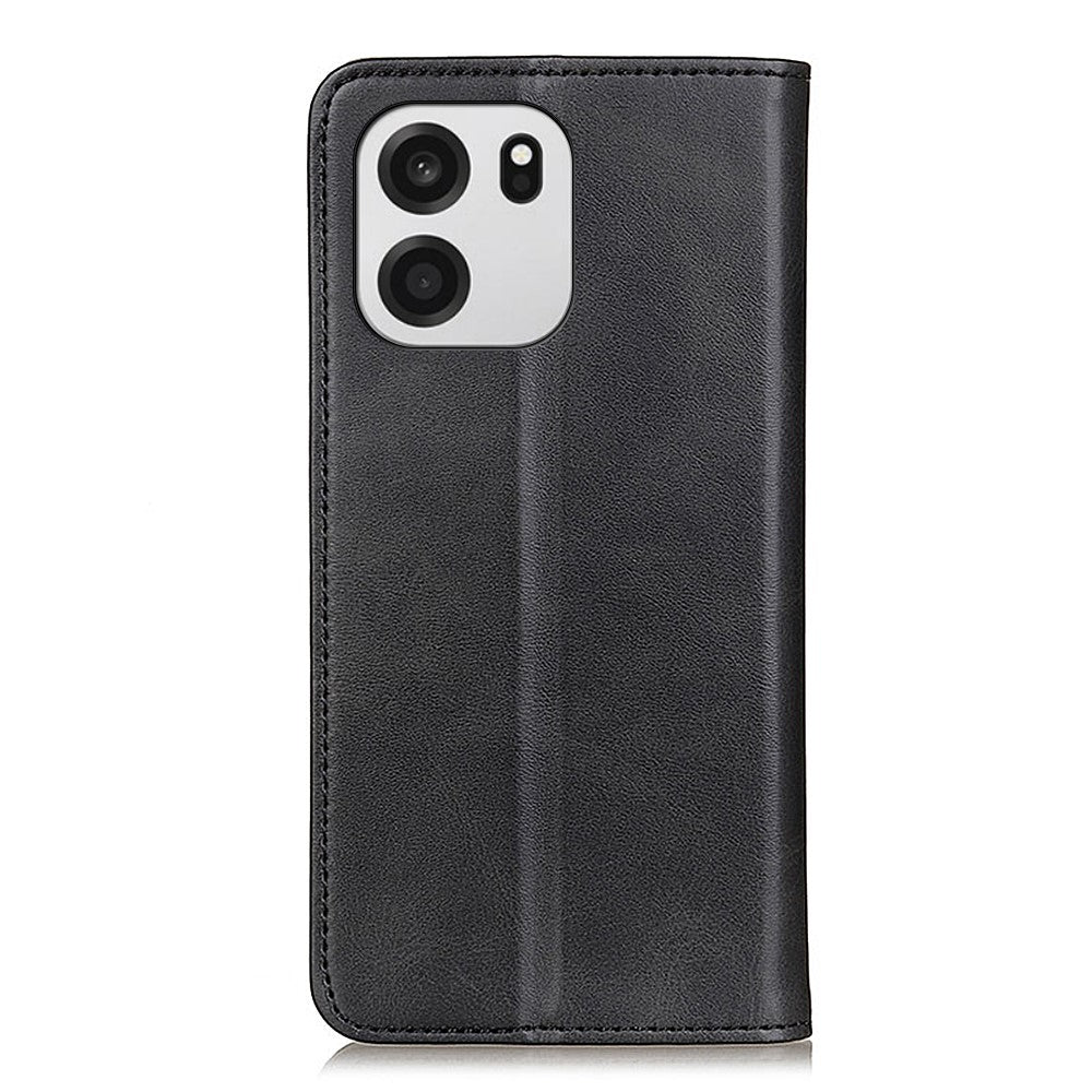 OnePlus Nord CE6 5G / Nord 6 5G / Turbo 6V 5G / Turbo 6 5G skal, plånboksfodral i kohudstruktur, splittrat läder