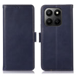Genuine Cow Leather Case for Honor 400 Smart 4G / 400 Smart 5G / X7d 5G / X7d 4G RFID Blocking Wallet Phone Cover