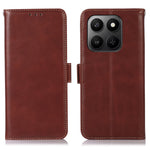 Genuine Cow Leather Case for Honor 400 Smart 4G / 400 Smart 5G / X7d 5G / X7d 4G RFID Blocking Wallet Phone Cover