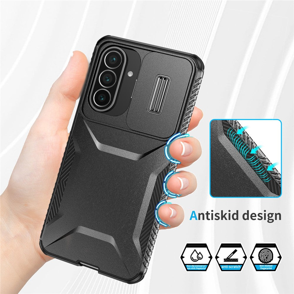 Til Samsung Galaxy A57 5G Cover Camshield TPU + PC Telefoncover Skridsikker Sidekant