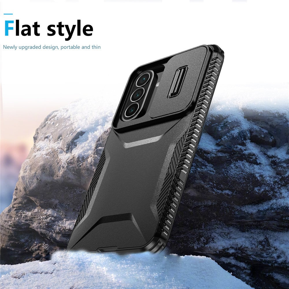 Til Samsung Galaxy A57 5G Cover Camshield TPU + PC Telefoncover Skridsikker Sidekant