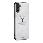 Samsung Galaxy S26-skal Hjortmönster Tygstruktur PU + PC + TPU mobilskal