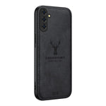 Samsung Galaxy S26-skal Hjortmönster Tygstruktur PU + PC + TPU mobilskal