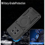 Magnetic Case For Xiaomi Poco M8 5G  /  Redmi Note 15 5G (Global) Shockproof TPU + PC Phone Back Cover with Kickstand