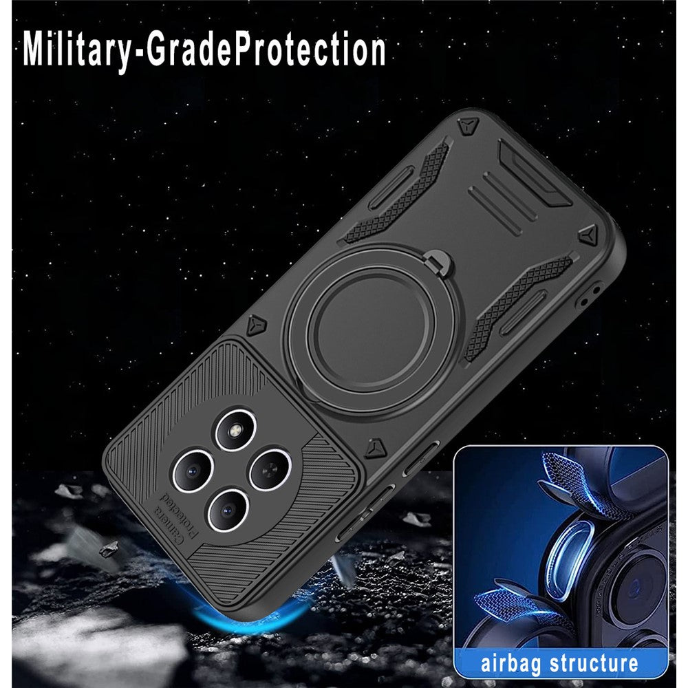 Magnetic Case For Xiaomi Poco M8 5G  /  Redmi Note 15 5G (Global) Shockproof TPU + PC Phone Back Cover with Kickstand