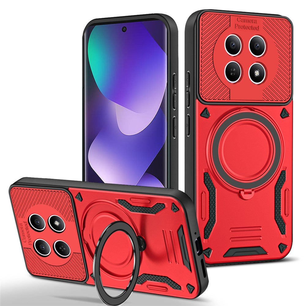 Magnetic Case For Xiaomi Poco M8 5G  /  Redmi Note 15 5G (Global) Shockproof TPU + PC Phone Back Cover with Kickstand