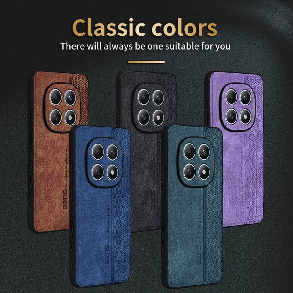 AZNS For Xiaomi Redmi Note 15 4G (Global) Case PU Leather Covered TPU Phone Protective Cover
