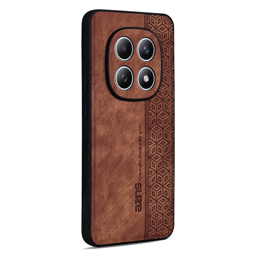 AZNS For Xiaomi Redmi Note 15 4G (Global) Case PU Leather Covered TPU Phone Protective Cover