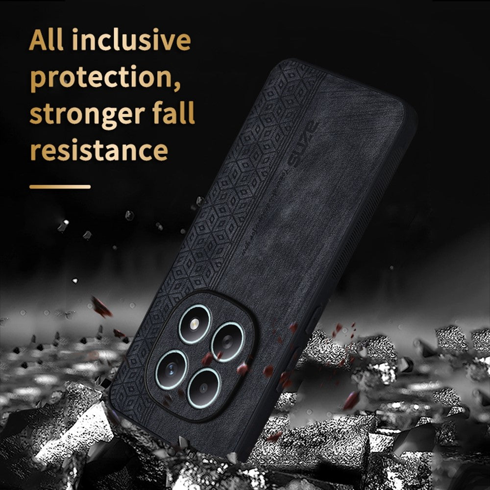 AZNS For Xiaomi Redmi Note 15 4G (Global) Case PU Leather Covered TPU Phone Protective Cover