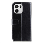 OnePlus Nord CE6 5G / Nord 6 5G / Turbo 6V 5G / Turbo 6 5G skal Crazy Horse textur PU-läder mobilstativ