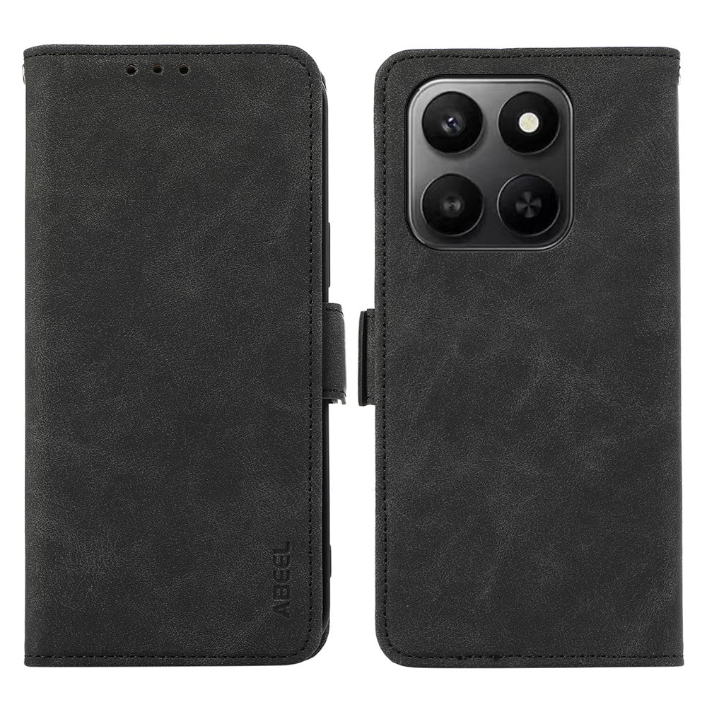 ABEEL PU læder cover til Honor X7d 5G / X7d 4G / 400 Smart 4G / 400 Smart 5G Folio Stand View RFID blokerende telefoncover