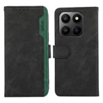 ABEEL Leather Case For Honor X7d 5G  /  X7d 4G  /  400 Smart 4G  /  400 Smart 5G Color Splicing Flip Phone Cover RFID Blocking