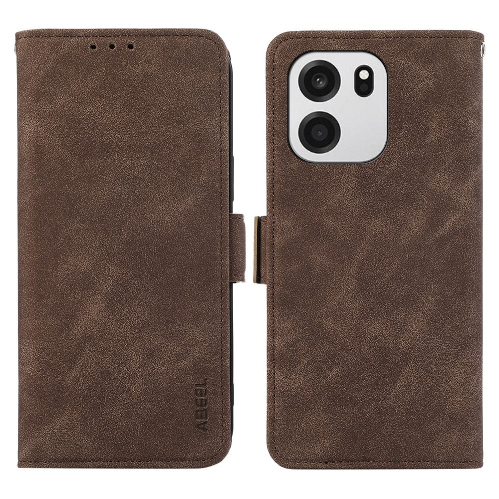 ABEEL til OnePlus Nord CE6 5G / Nord 6 5G / Turbo 6V 5G / Turbo 6 5G, etui i PU-læder, folio, stativ, View, RFID-blokerende mobilcover