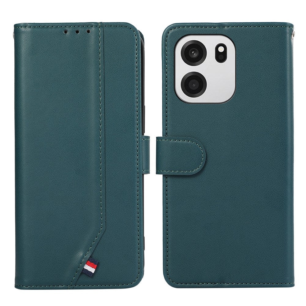 OnePlus Nord CE6 5G / Nord 6 5G / Turbo 6V 5G / Turbo 6 5G-skal, RFID-blockerande läderfodral med fällbart lock