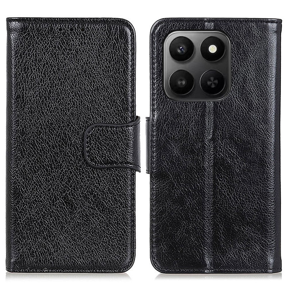 Wallet Case For Honor X7d 5G  /  X7d 4G  /  400 Smart 4G  /  400 Smart 5G Nappa Texture Split Leather Phone Cover
