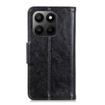 Wallet Case For Honor X7d 5G  /  X7d 4G  /  400 Smart 4G  /  400 Smart 5G Nappa Texture Split Leather Phone Cover