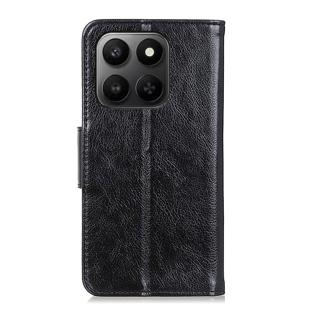 Wallet Case For Honor X7d 5G  /  X7d 4G  /  400 Smart 4G  /  400 Smart 5G Nappa Texture Split Leather Phone Cover