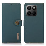 KHAZNEH Telefoncover til Honor X7d 5G / X7d 4G / 400 Smart 4G / 400 Smart 5G Ægte okselæder RFID-blokerende pungcover