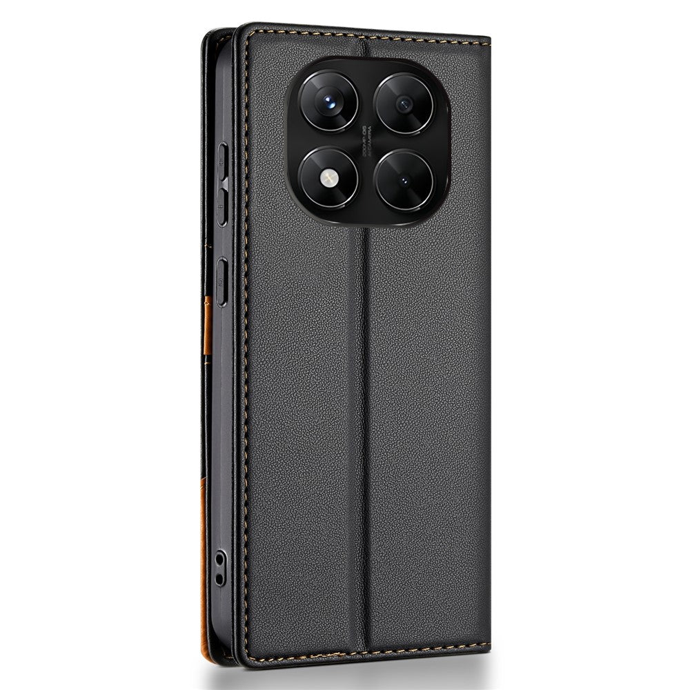 N.BEKUS P3 Stand Case For Xiaomi Redmi Note 15 4G (Global)  /  15 5G (Global)  /  Poco M8 5G RFID Blocking Wallet PU Leather Flip Phone Cover