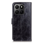 Leather Case for Honor 400 Smart 4G / 400 Smart 5G / X7d 5G / X7d 4G Wallet Phone Cover Crazy Horse Texture