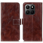 Leather Case for Honor 400 Smart 4G / 400 Smart 5G / X7d 5G / X7d 4G Wallet Phone Cover Crazy Horse Texture