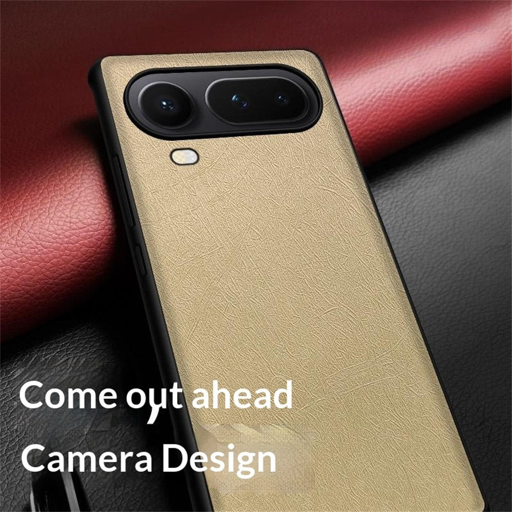 For Honor Magic8 Pro Air 5G Case Silk-Textured PU Leather Coated PC TPU Protective Phone Back Cover