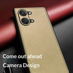 For Xiaomi Redmi Turbo 5 Max 5G Case Silk-Textured PU Leather Coated PC TPU Protective Phone Back Cover