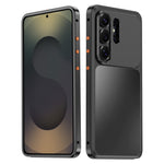 Til Samsung Galaxy S26 Ultra Magnetisk Cover med Metalramme og PC Bagside Telefoncover med Pop-Up Spænde