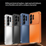 Til Samsung Galaxy S26 Ultra Magnetisk Cover med Metalramme og PC Bagside Telefoncover med Pop-Up Spænde