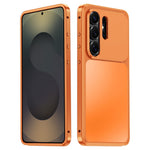 Til Samsung Galaxy S26 Ultra Magnetisk Cover med Metalramme og PC Bagside Telefoncover med Pop-Up Spænde