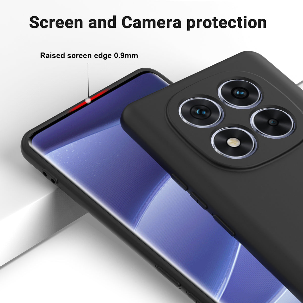 For Xiaomi Redmi Note 15 Pro 4G (Global) Liquid Silicone Case Phone Back Cover with Hand Strap