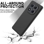 For Xiaomi Redmi Note 15 Pro 4G (Global) Liquid Silicone Case Phone Back Cover with Hand Strap