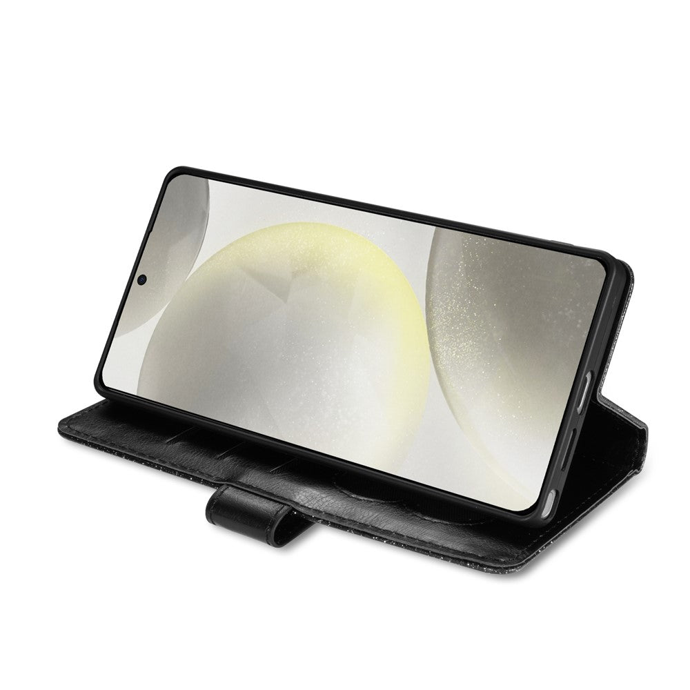 For Xiaomi Redmi Note 15 Pro 5G (Global) Stand Case Glitter Phone Leather Cover Zipper Pocket