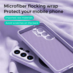 ABEEL For Samsung Galaxy S25 Ultra Magnetic Case Kickstand Skin Touch Liquid Silicone Phone Cover