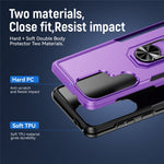 Samsung Galaxy S26 Ultra-cover med ringstøtte i militærkvalitet, PC + TPU-mobilcover