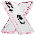 Samsung Galaxy S26 Ultra-cover med ringstøtte i militærkvalitet, PC + TPU-mobilcover