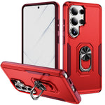 Samsung Galaxy S26 Ultra-cover med ringstøtte i militærkvalitet, PC + TPU-mobilcover