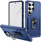Samsung Galaxy S26 Ultra-cover med ringstøtte i militærkvalitet, PC + TPU-mobilcover