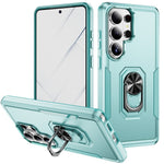 Samsung Galaxy S26 Ultra-cover med ringstøtte i militærkvalitet, PC + TPU-mobilcover