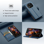 N.BEKUS P3 For Xiaomi Redmi Note 15 Pro 5G (Global) Case RFID Blocking Wallet Stand PU Leather Flip Phone Cover