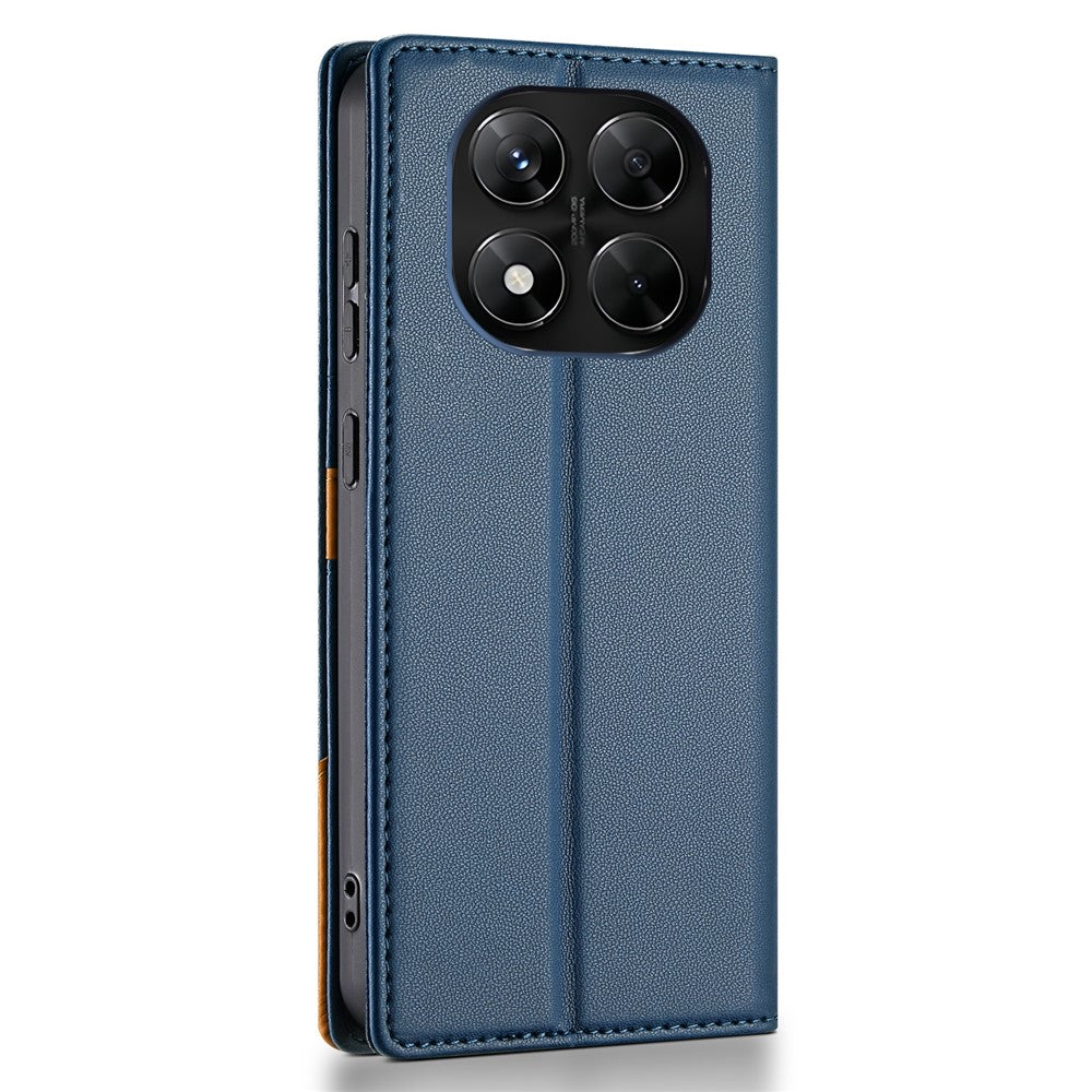 N.BEKUS P3-etui til Xiaomi Redmi Note 15 Pro 5G (Global), RFID-blokerende PU-læder-pung-etui med flipdesign