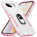 Til Google Pixel 10a Cover Militærstandard Ring Kickstand PC + TPU Telefoncover
