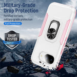 Til Google Pixel 10a Cover Militærstandard Ring Kickstand PC + TPU Telefoncover